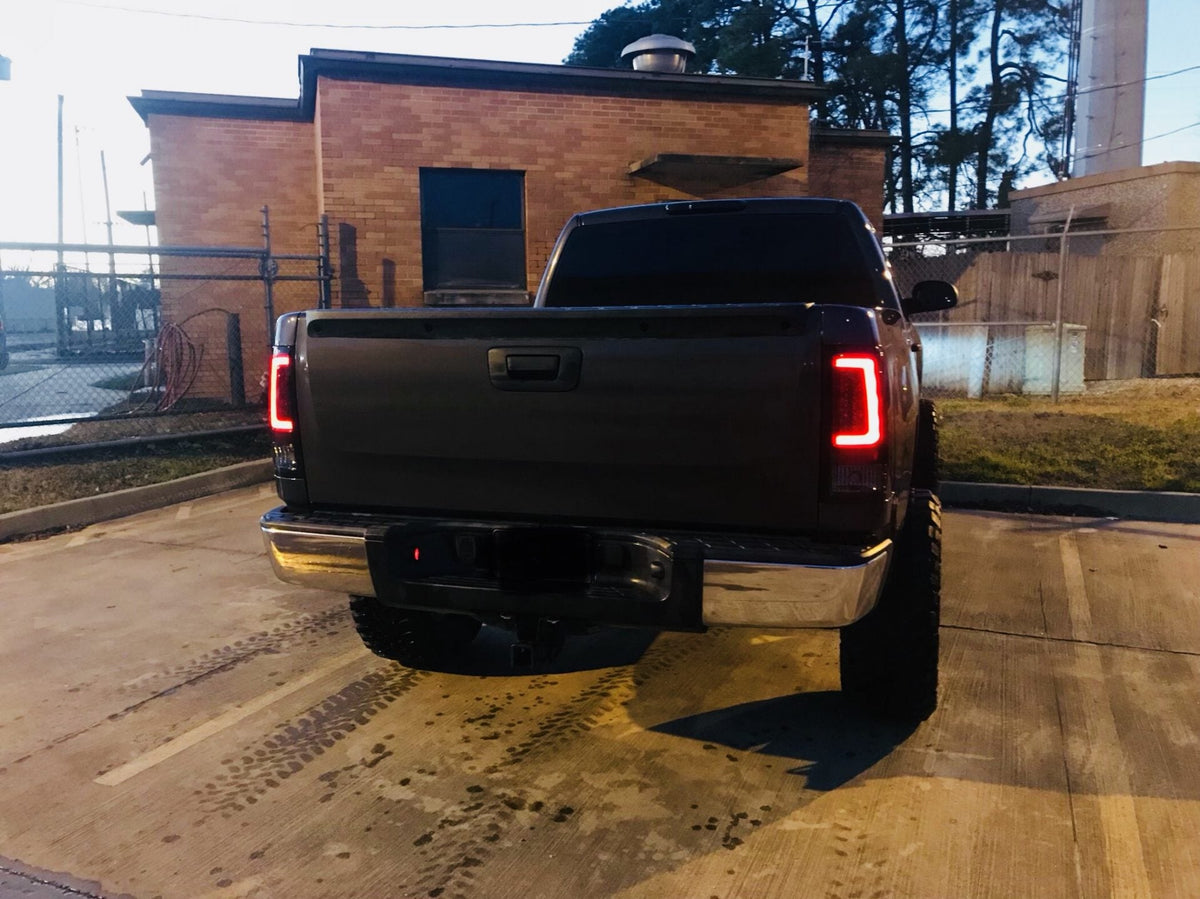 GMC Sierra 07-13 (Single Wheel Trucks) Tail Lights Ultra Bright OLED Running DRL Lights - Multiple Lens