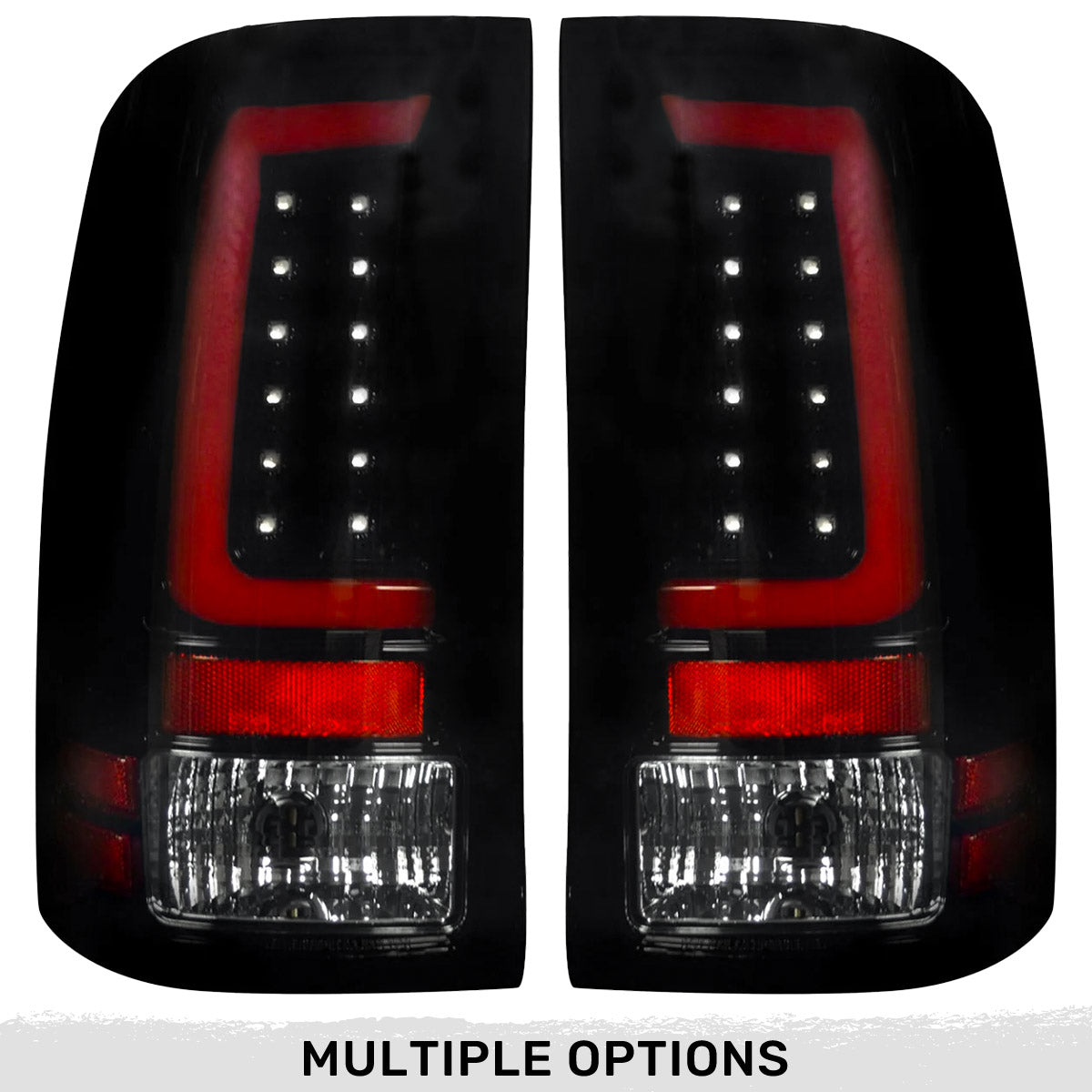GMC Sierra 07-13 (Single Wheel Trucks) Tail Lights Ultra Bright OLED Running DRL Lights - Multiple Lens