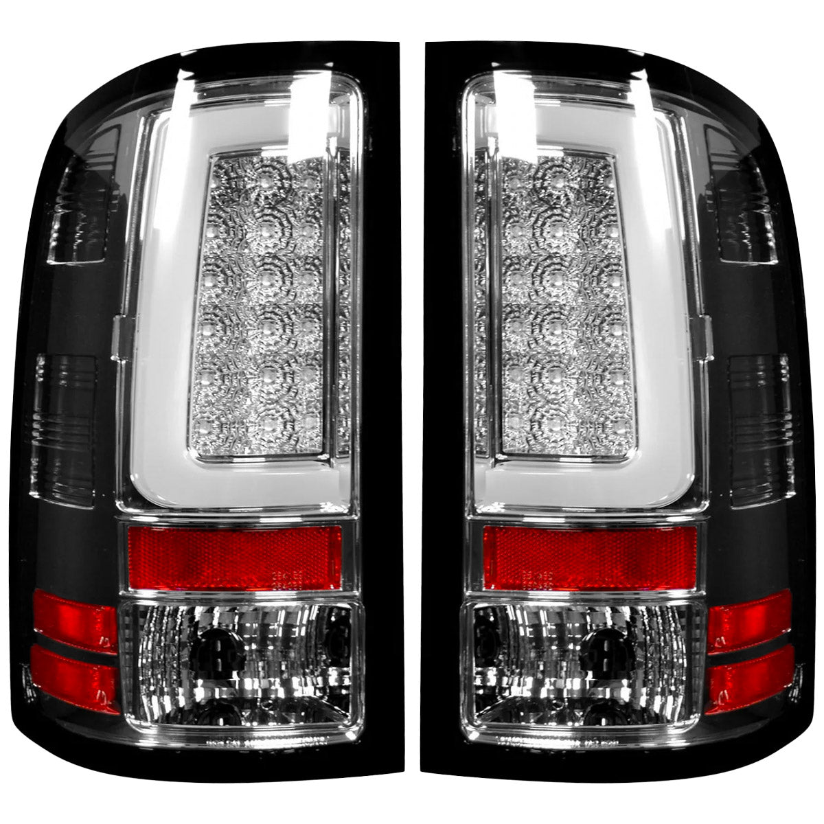GMC Sierra 07-13 (Single Wheel Trucks) Tail Lights Ultra Bright OLED Running DRL Lights - Multiple Lens