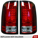GMC Sierra 07-13 (Single Wheel Trucks) Tail Lights Ultra Bright OLED Running DRL Lights - Multiple Lens