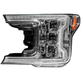 Ford F150 18-20 LED Projector Headlights OLED DRL Scanning LED Turn Signals (Replaces Factory Halogen Headlights) - Multiple Styles