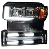 Chevy Silverado 19-21 1500 (4th Gen) Projector Headlights OLED Halos, DRL Scanning Turn Signals - Multiple Styles