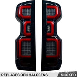 Chevy Silverado 1500 19-26 Ultra Bright OLED Tail Lights (Replaces Factory/OEM Halogen Tail Lights Only) - Multiple Lens