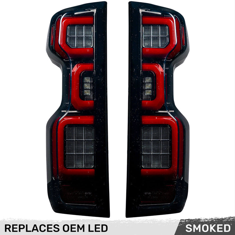 Chevy Silverado 1500 19-25 Ultra Bright OLED Tail Lights (Replaces Factory/OEM LED Tail Lights Only) - Multiple Lens