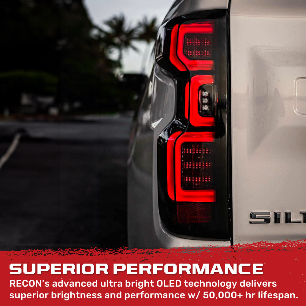 Chevy Silverado 2500/3500 20-23 Ultra Bright OLED Tail Lights (Replaces Factory/OEM LED Tail Lights Only) - Multiple Lens