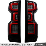 Chevy Silverado 2500/3500 24-26 Ultra Bright OLED Tail Lights (Replaces Factory/OEM LED Tail Lights Only) - Multiple Lens