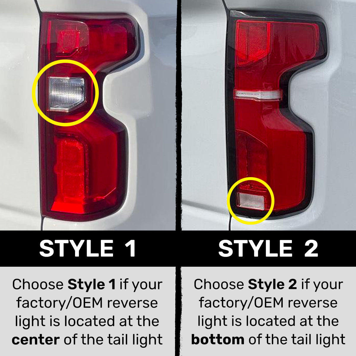 Chevy Silverado 2500/3500 24-26 Ultra Bright OLED Tail Lights (Replaces Factory/OEM LED Tail Lights Only) - Multiple Lens