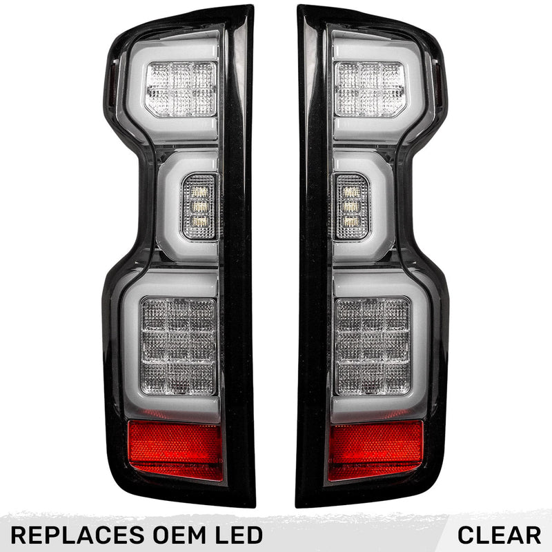 Chevy Silverado 1500 19-25 Ultra Bright OLED Tail Lights (Replaces Factory/OEM LED Tail Lights Only) - Multiple Lens
