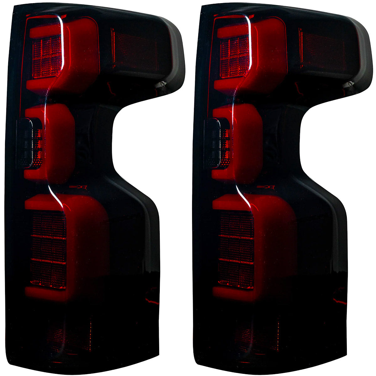 Chevy Silverado 2500/3500 24-26 Ultra Bright OLED Tail Lights (Replaces Factory/OEM LED Tail Lights Only) - Multiple Lens