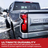 Chevy Silverado 2500/3500 24-26 Ultra Bright OLED Tail Lights (Replaces Factory/OEM LED Tail Lights Only) - Multiple Lens