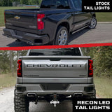 Chevy Silverado 2500/3500 24-26 Ultra Bright OLED Tail Lights (Replaces Factory/OEM LED Tail Lights Only) - Multiple Lens
