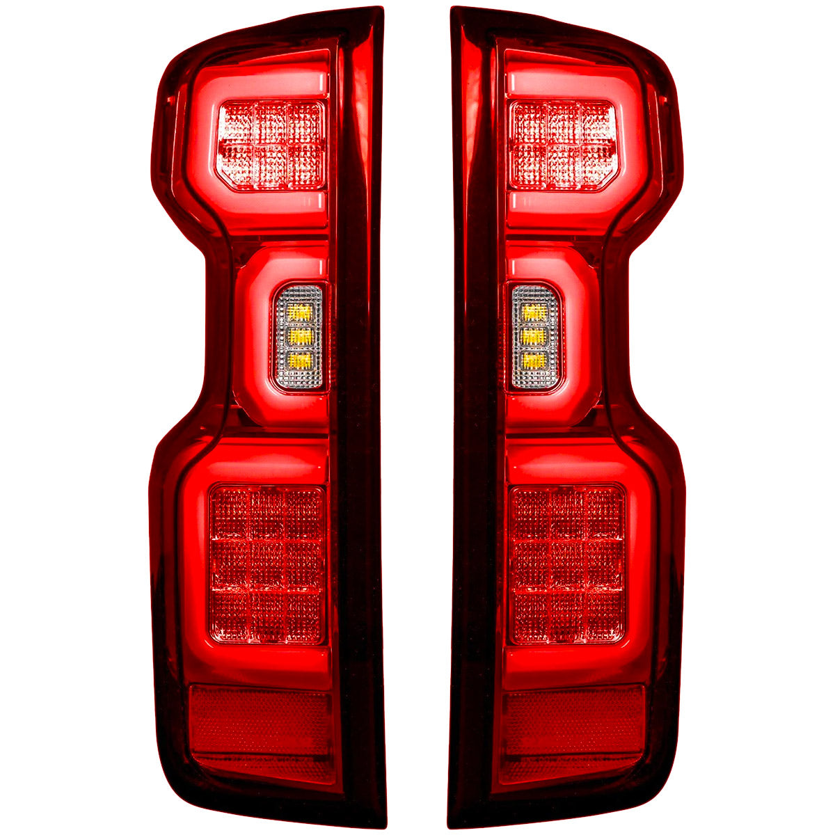 Chevy Silverado 2500/3500 24-26 Ultra Bright OLED Tail Lights (Replaces Factory/OEM LED Tail Lights Only) - Multiple Lens