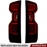 Chevy Silverado 1500 19-26 Ultra Bright OLED Tail Lights (Replaces Factory/OEM Halogen Tail Lights Only) - Multiple Lens