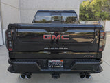 GMC Sierra & Chevy Silverado 20-26 2500 & 3500 (Fits Both Single Wheel & Dually 4th GEN) - ULTRA HIGH POWER Red LED 3rd Brake Light w/ CREE XML White LED Cargo Lights (Replaces LED 3rd Brake Light with 2 Cargo Bed Cameras - Smoked Lens