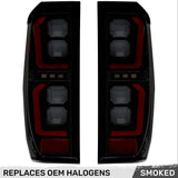 GMC Sierra 1500 19-26 Ultra Bright OLED Tail Lights (Replaces Factory/OEM Halogen Tail Lights Only) - Multiple Lens