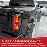 GMC Sierra 1500 19-26 Ultra Bright OLED Tail Lights (Replaces Factory/OEM LED Tail Lights Only) - Multiple Lens