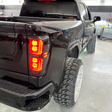 GMC Sierra 2500/3500 20-23 Ultra Bright OLED Tail Lights (Replaces Factory/OEM Halogen Tail Lights Only) - Multiple Lens