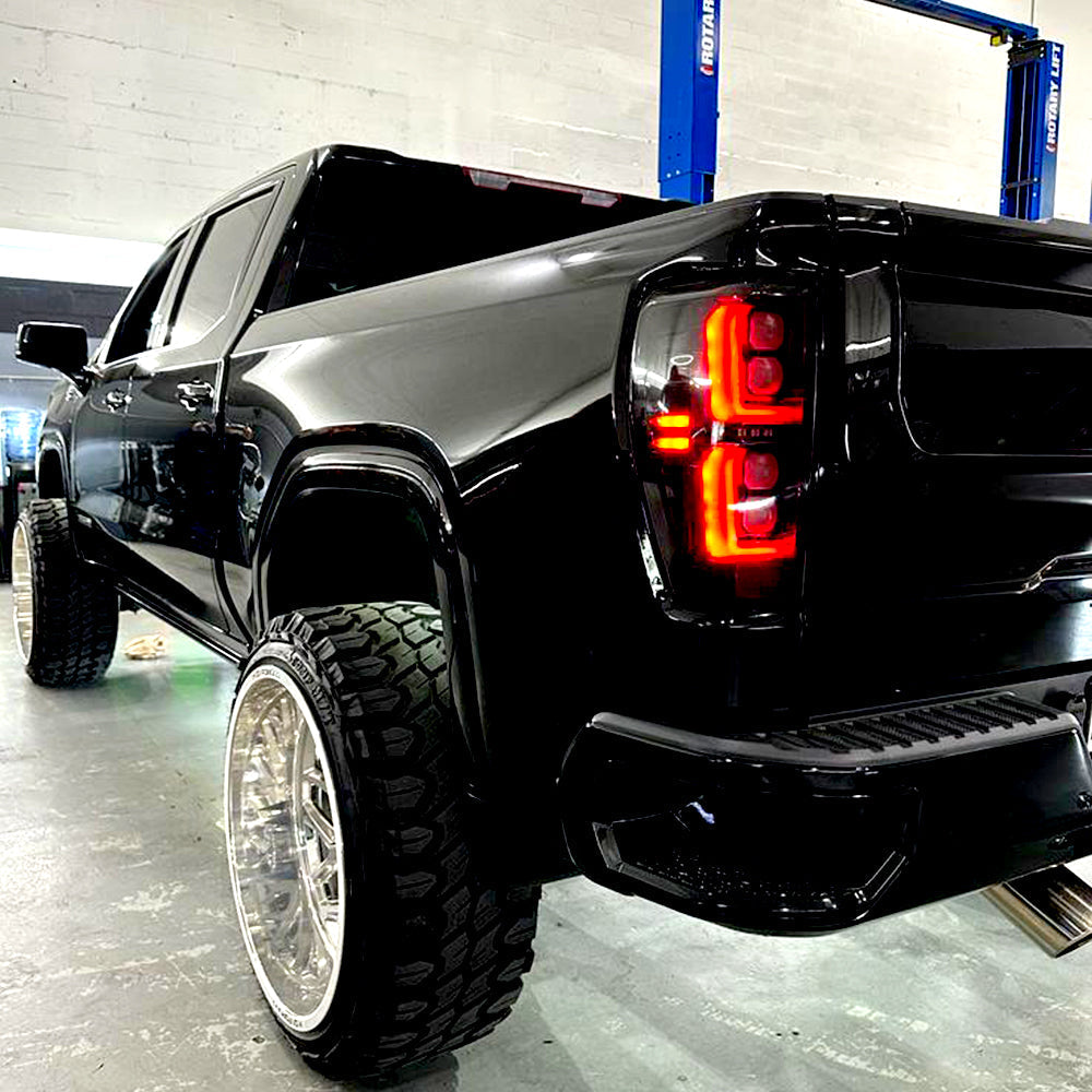 GMC Sierra 2500/3500 20-23 Ultra Bright OLED Tail Lights (Replaces Factory/OEM LED Tail Lights Only) - Multiple Lens