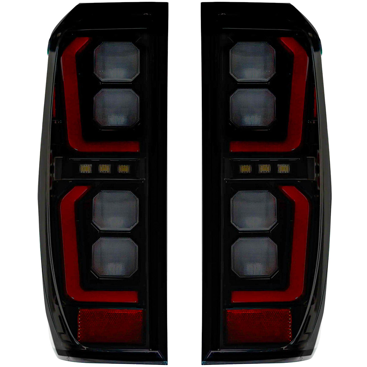 GMC Sierra 1500 19-26 Ultra Bright OLED Tail Lights (Replaces Factory/OEM Halogen Tail Lights Only) - Multiple Lens