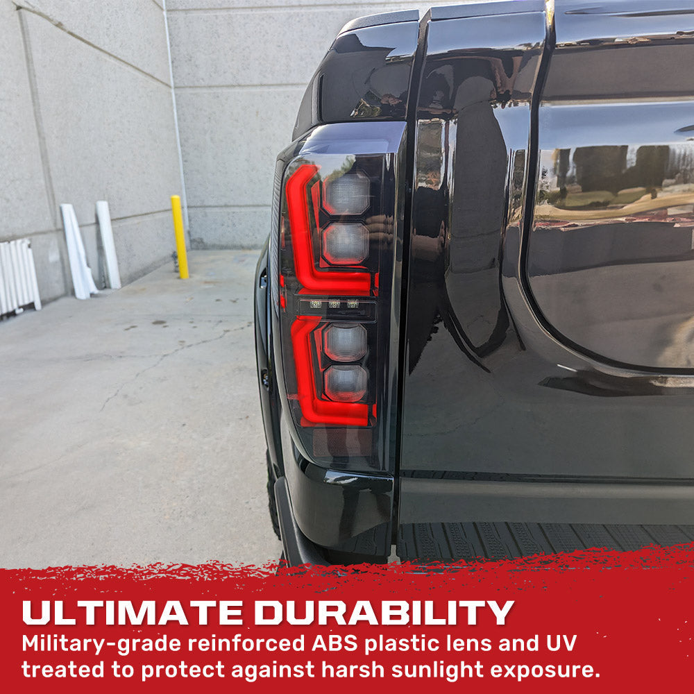 GMC Sierra 1500 19-26 Ultra Bright OLED Tail Lights (Replaces Factory/OEM Halogen Tail Lights Only) - Multiple Lens