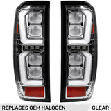 GMC Sierra 1500 19-26 Ultra Bright OLED Tail Lights (Replaces Factory/OEM Halogen Tail Lights Only) - Multiple Lens