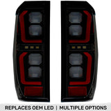 GMC Sierra 2500/3500 20-23 Ultra Bright OLED Tail Lights (Replaces Factory/OEM LED Tail Lights Only) - Multiple Lens