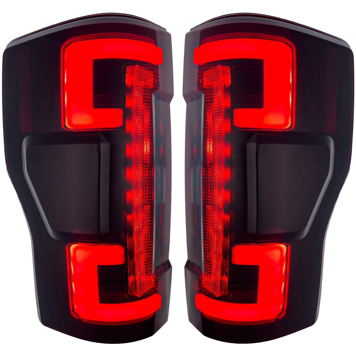 Ford Super Duty 17-19 Ultra Bright OLED Tail Lights (Replaces Factory/OEM LED) - Multiple Lens