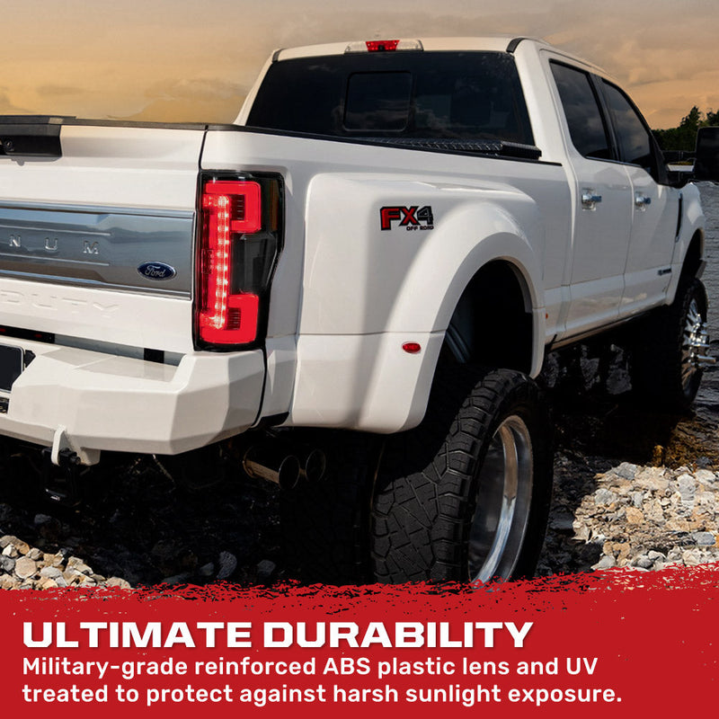 Ford Super Duty 17-19 Ultra Bright OLED Tail Lights (Replaces Factory/OEM Halogen) - Multiple Lens