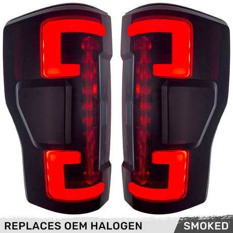 Ford Super Duty 20-22 Ultra Bright OLED Tail Lights (Replaces Factory/OEM Halogen) - Multiple Lens