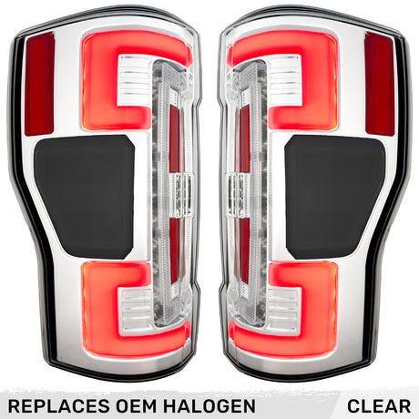 Ford Super Duty 20-22 Ultra Bright OLED Tail Lights (Replaces Factory/OEM Halogen) - Multiple Lens