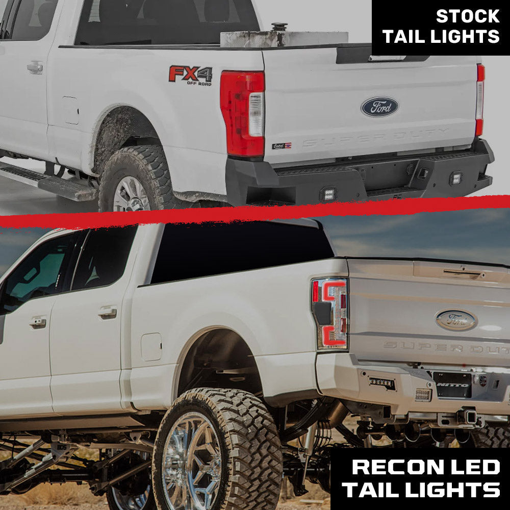 Ford Super Duty 20-22 Ultra Bright OLED Tail Lights (Replaces Factory/OEM Halogen) - Multiple Lens RECON Ford Super Duty 20-22 Ultra Bright OLED Tail Lights (Replaces Factory/OEM Halogen) - Multiple Lens Ford Super Duty 20-22 Ultra Bright OLED Tail Lights (Replaces Factory/OEM Halogen) - Multiple Lens Ford Super Duty 20-22 Ultra Bright OLED Tail Lights (Replaces Factory/OEM Halogen) - Multiple Lens Ford Super Duty 20-22 Ultra Bright OLED Tail Lights (Replaces Factory/OEM Halogen) - Multiple Lens