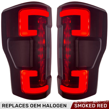 Ford Super Duty 20-22 Ultra Bright OLED Tail Lights (Replaces Factory/OEM Halogen) - Multiple Lens