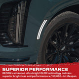 Cadillac 25-26 Escalade & GMC Yukon & Chevy Tahoe/Suburban OLED Front Fender Lens Ultra Bright LED Lights - Multiple Options