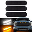 Universal 3-Pc Front Grille High Power Switchable Amber or White LED Running Lights - Smoked Lens RECON Universal 3-Pc Front Grille High Power Switchable Amber or White LED Running Lights - Smoked Lens Universal 3-Pc Front Grille High Power Switchable Amber or White LED Running Lights - Smoked Lens Universal 3-Pc Front Grille High Power Switchable Amber or White LED Running Lights - Smoked Lens Universal 3-Pc Front Grille High Power Switchable Amber or White LED Running Lights - Smoked Lens