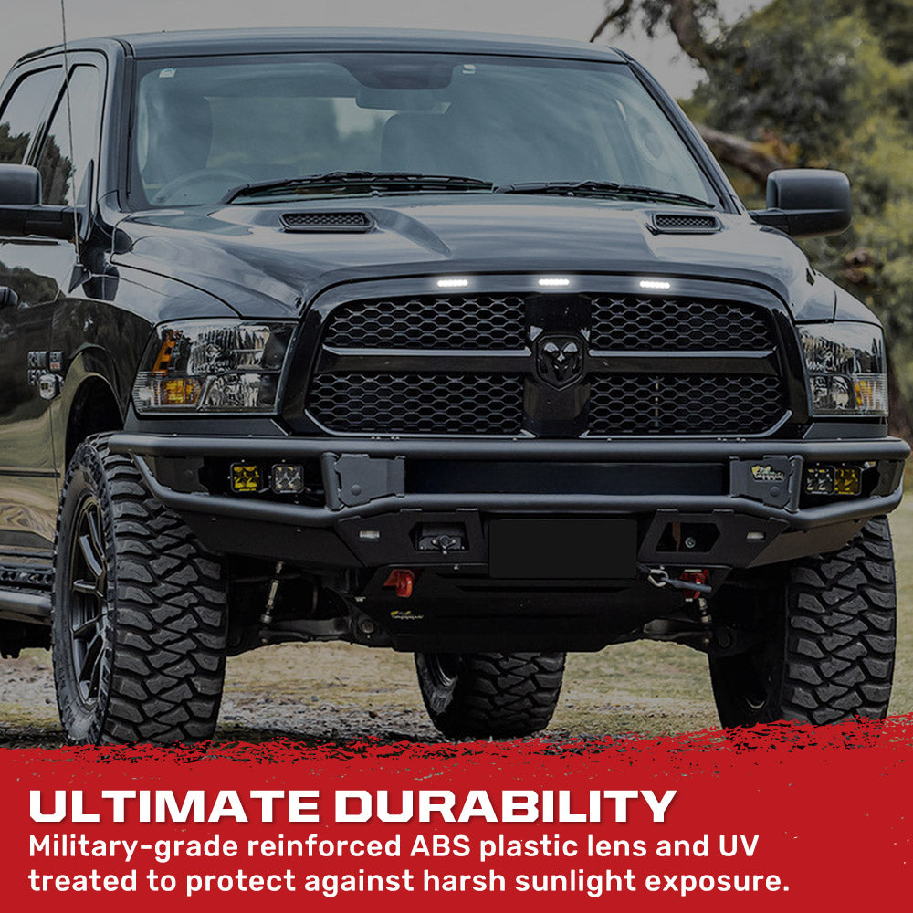 Universal 3-Pc Front Grille High Power Switchable Amber or White LED Running Lights - Smoked Lens RECON Universal 3-Pc Front Grille High Power Switchable Amber or White LED Running Lights - Smoked Lens Universal 3-Pc Front Grille High Power Switchable Amber or White LED Running Lights - Smoked Lens Universal 3-Pc Front Grille High Power Switchable Amber or White LED Running Lights - Smoked Lens Universal 3-Pc Front Grille High Power Switchable Amber or White LED Running Lights - Smoked Lens