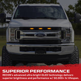Universal 3-Pc Front Grille High Power Switchable Amber or White LED Running Lights - Smoked Lens RECON Universal 3-Pc Front Grille High Power Switchable Amber or White LED Running Lights - Smoked Lens Universal 3-Pc Front Grille High Power Switchable Amber or White LED Running Lights - Smoked Lens Universal 3-Pc Front Grille High Power Switchable Amber or White LED Running Lights - Smoked Lens Universal 3-Pc Front Grille High Power Switchable Amber or White LED Running Lights - Smoked Lens