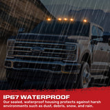 Ford Super Duty 23-26 5-PC Cab Roof Lights 2-Way Front & Rear Facing Ultra High-Power LED (Replaces Factory/OEM Cab Lights Only) - Multiple Options