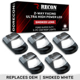 Ford Super Duty 23-26 5-PC Cab Roof Lights 2-Way Front & Rear Facing Ultra High-Power LED (Replaces Factory/OEM Cab Lights Only) - Multiple Options
