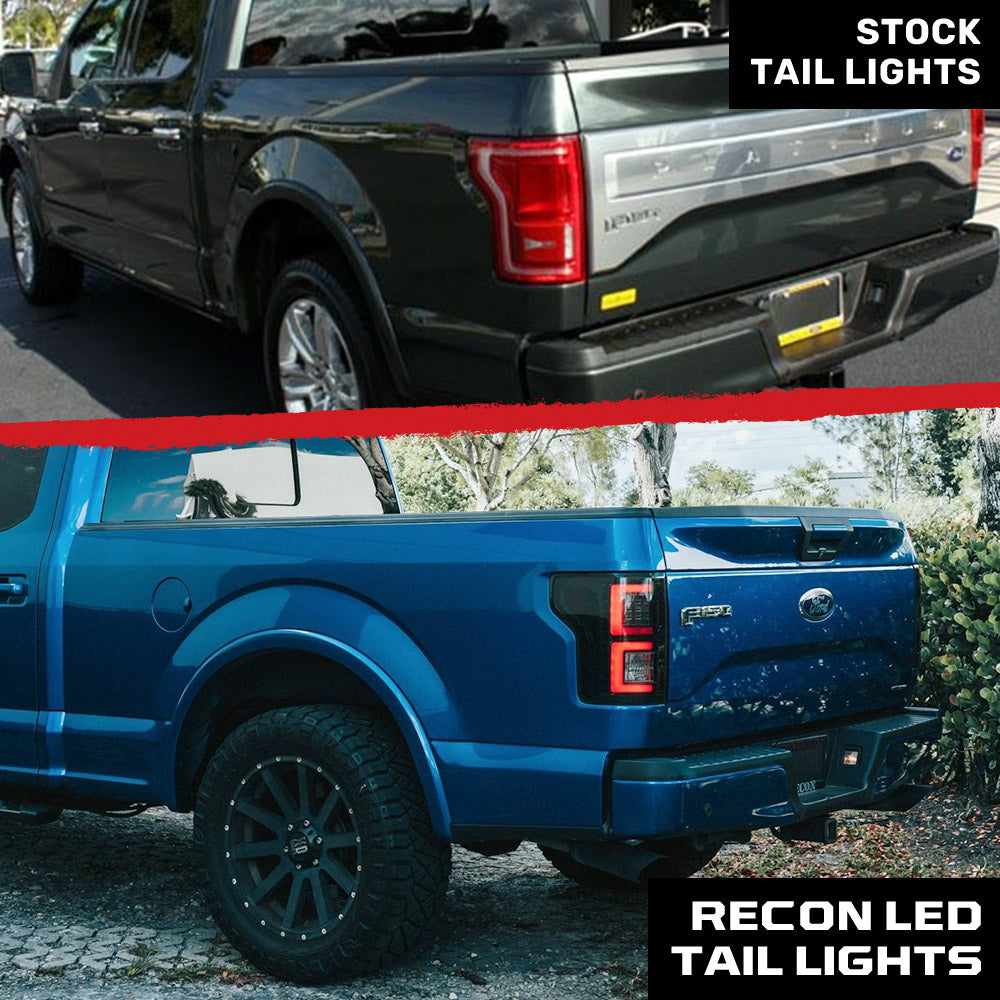 Ford F150 18-20 Ultra Bright OLED Tail Lights (Replaces Factory/OEM Halogen) - Multiple Lens RECON Ford F150 18-20 Ultra Bright OLED Tail Lights (Replaces Factory/OEM Halogen) - Multiple Lens Ford F150 18-20 Ultra Bright OLED Tail Lights (Replaces Factory/OEM Halogen) - Multiple Lens Ford F150 18-20 Ultra Bright OLED Tail Lights (Replaces Factory/OEM Halogen) - Multiple Lens Ford F150 18-20 Ultra Bright OLED Tail Lights (Replaces Factory/OEM Halogen) - Multiple Lens