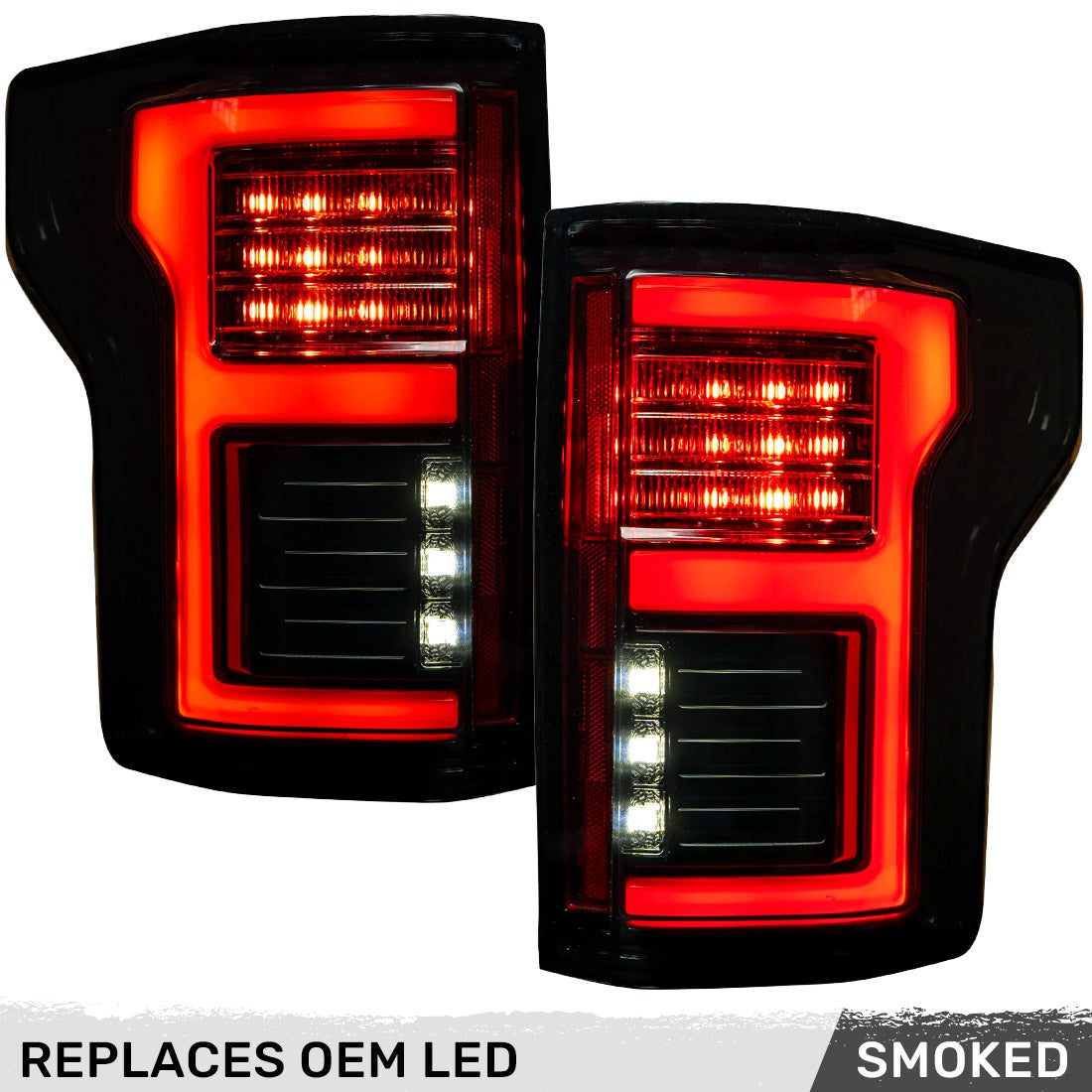 Ford F150 18-20 Ultra Bright OLED Tail Lights (Replaces Factory/OEM LED with BLIS) - Multiple Lens RECON Ford F150 18-20 Ultra Bright OLED Tail Lights (Replaces Factory/OEM LED with BLIS) - Multiple Lens Ford F150 18-20 Ultra Bright OLED Tail Lights (Replaces Factory/OEM LED with BLIS) - Multiple Lens Ford F150 18-20 Ultra Bright OLED Tail Lights (Replaces Factory/OEM LED with BLIS) - Multiple Lens Ford F150 18-20 Ultra Bright OLED Tail Lights (Replaces Factory/OEM LED with BLIS) - Multiple Lens