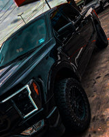 Ford F150 21-23 Full LED Projector Headlights w/ Ultra High Power Smooth OLED DRL & Scanning Switchback Amber Turn Signals (Replaces OEM Halogen Only) - Multiple Options