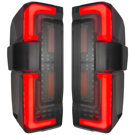 Ford Super Duty 23-26 Ultra Bright OLED Tail Lights Startup Light Sequence (Replaces Factory/OEM Halogen w/ BLIS Only) - Multiple Lens