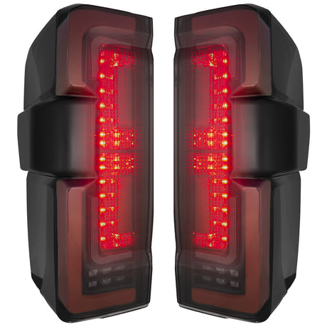 Ford Super Duty 23-26 Ultra Bright OLED Tail Lights Startup Light Sequence (Replaces Factory/OEM Halogen w/ BLIS Only) - Multiple Lens