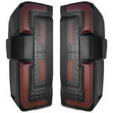 Ford Super Duty 23-26 Ultra Bright OLED Tail Lights Startup Light Sequence (Replaces Factory/OEM Halogen w/ BLIS Only) - Multiple Lens