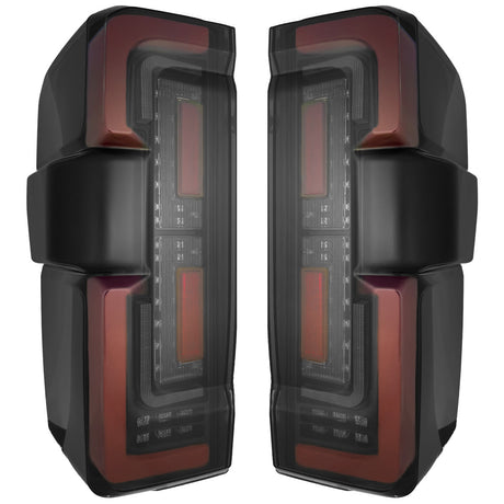 Ford Super Duty 23-26 Ultra Bright OLED Tail Lights Startup Light Sequence (Replaces Factory/OEM Halogen w/ BLIS Only) - Multiple Lens