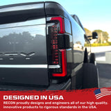 Ford Super Duty 23-26 Ultra Bright OLED Tail Lights Startup Light Sequence (Replaces Factory/OEM Halogen w/ BLIS Only) - Multiple Lens