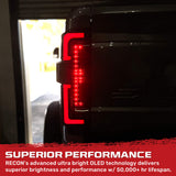 Ford Super Duty 23-26 Ultra Bright OLED Tail Lights Startup Light Sequence (Replaces Factory/OEM Halogen w/ BLIS Only) - Multiple Lens