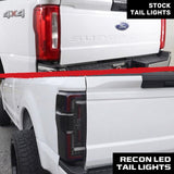 Ford Super Duty 23-26 Ultra Bright OLED Tail Lights Startup Light Sequence (Replaces Factory/OEM Halogen w/ BLIS Only) - Multiple Lens