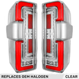 Ford Super Duty 23-26 Ultra Bright OLED Tail Lights Startup Light Sequence (Replaces Factory/OEM Halogen w/ BLIS Only) - Multiple Lens