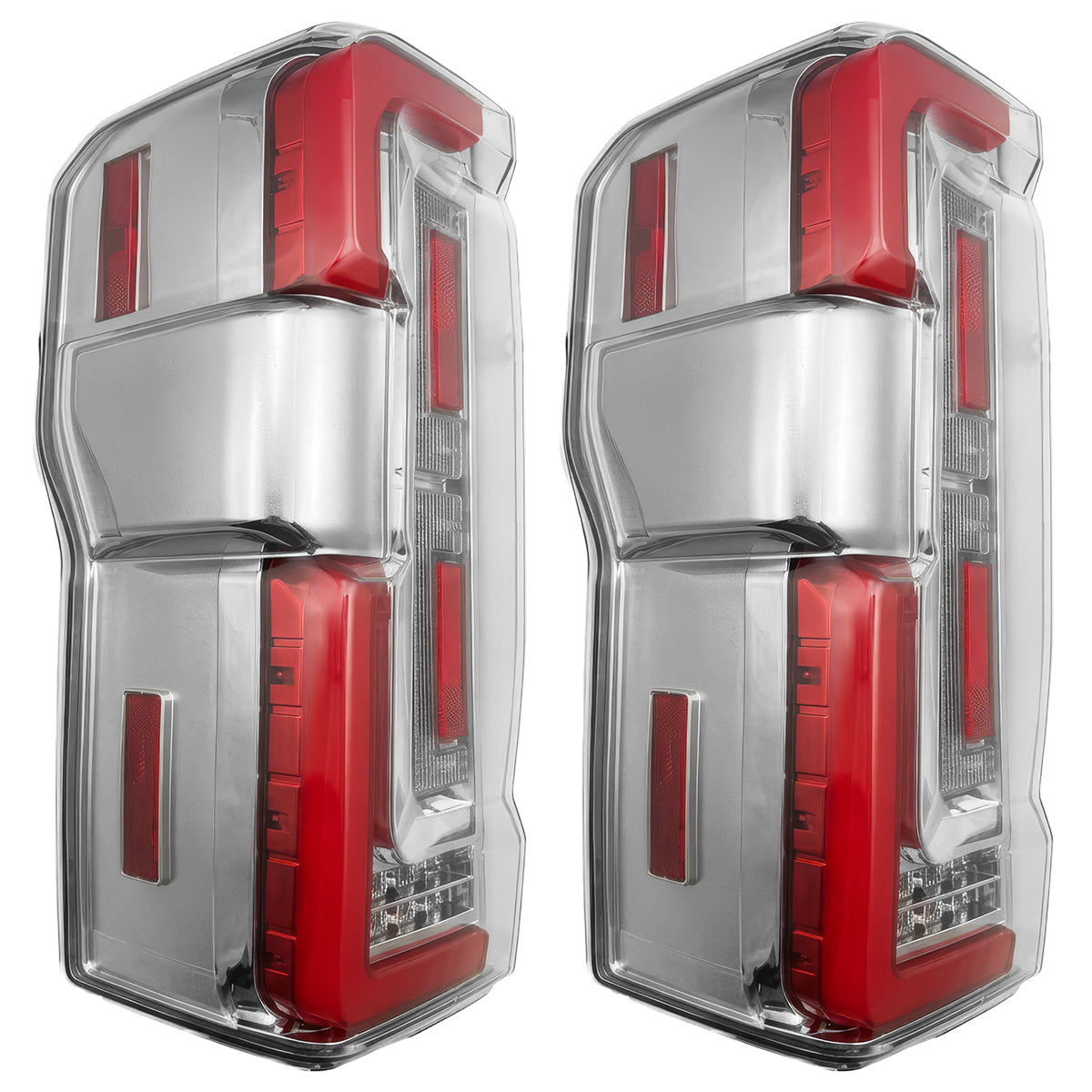 Ford Super Duty 23-26 Ultra Bright OLED Tail Lights Startup Light Sequence (Replaces Factory/OEM Halogen w/ BLIS Only) - Multiple Lens